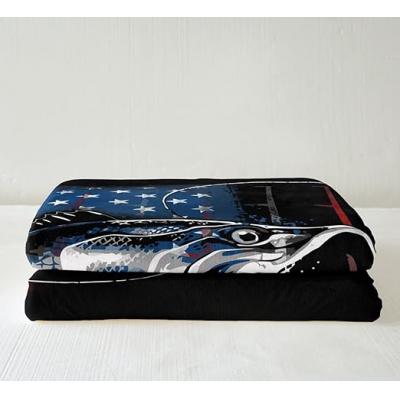 Retro Fisherman Hook Perch Blanket