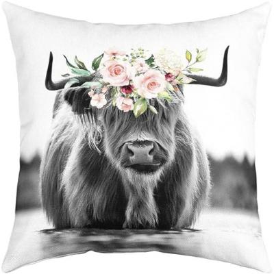 Highland Cow Pillow