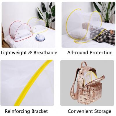 Household white head mosquito net